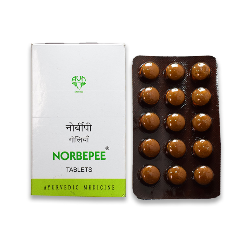 AVN Ayurveda Norbeepee Tablets 120 Tablets For High Blood Pressure, Anxiety