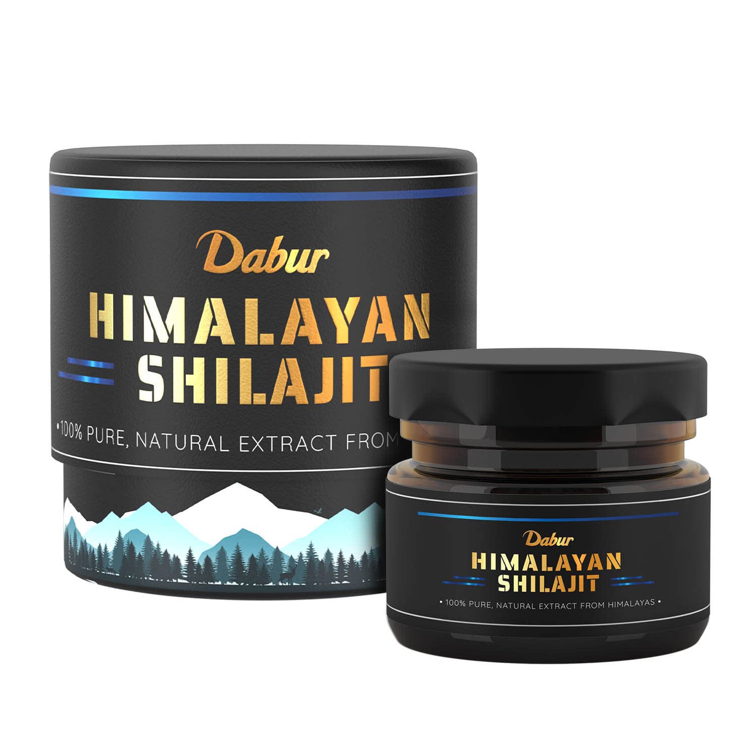 Dabur Himalayan Shilajit Resin – 15g | 100% Pure Shilajit | Boosts Stamina and Energy | Builds Immunity