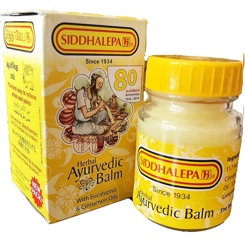 Siddhalepa Balm 50g For soreness such as muscle aches, common pain, rheumatic discomfort