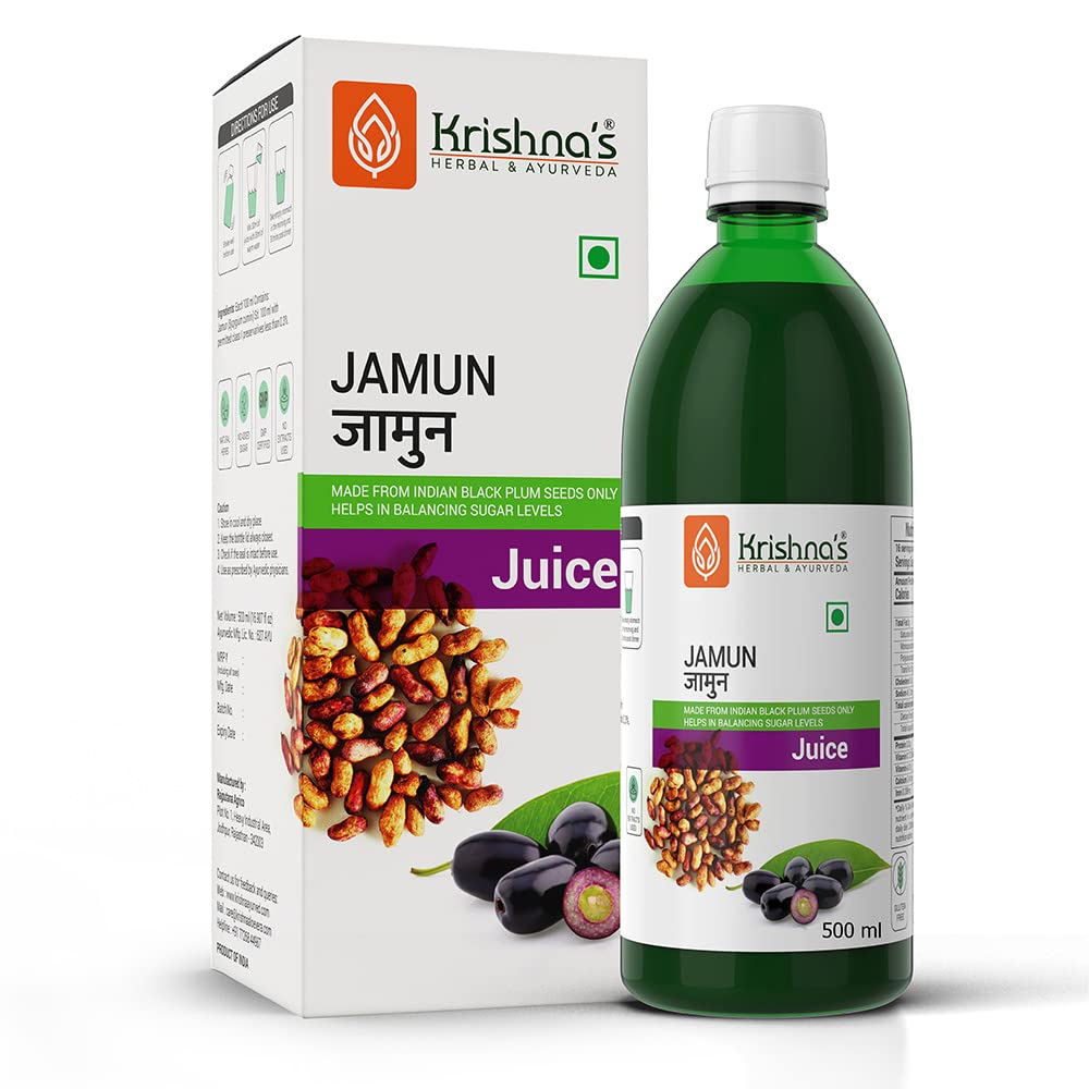 Krishna’s Jamun Juice – (500 ML) For Blood Pressure, Diabetes