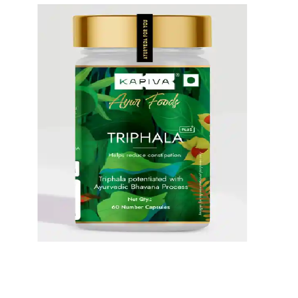 Kapiva Triphala Plus Capsule 60cap for Improves digestion