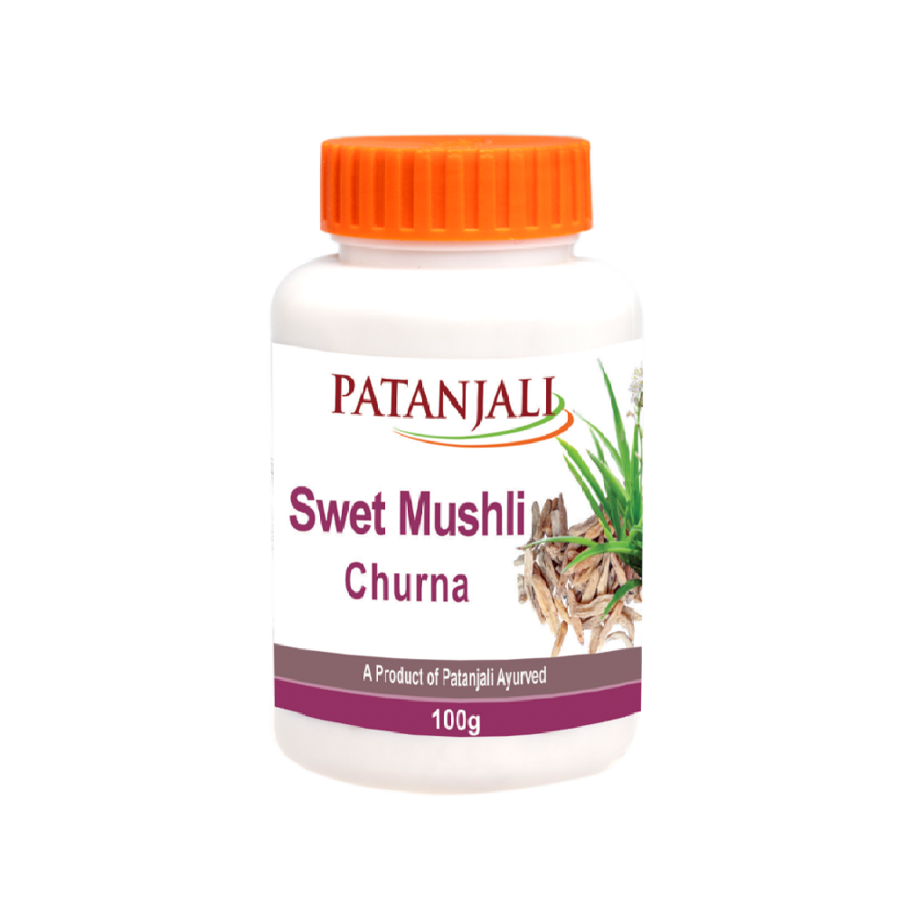 Patanjali Patanjali Swet Mushli Churna 100gm for weakness and loss immunity