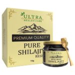 Ultra Health care Shilajit Resin for Energy, Focus and Vitality – Pure Quality Himalayan Shilajit | Strength | Stamina | Power | 100% Pure and Natural | Clinically Approved | 15gm | For Men & Women