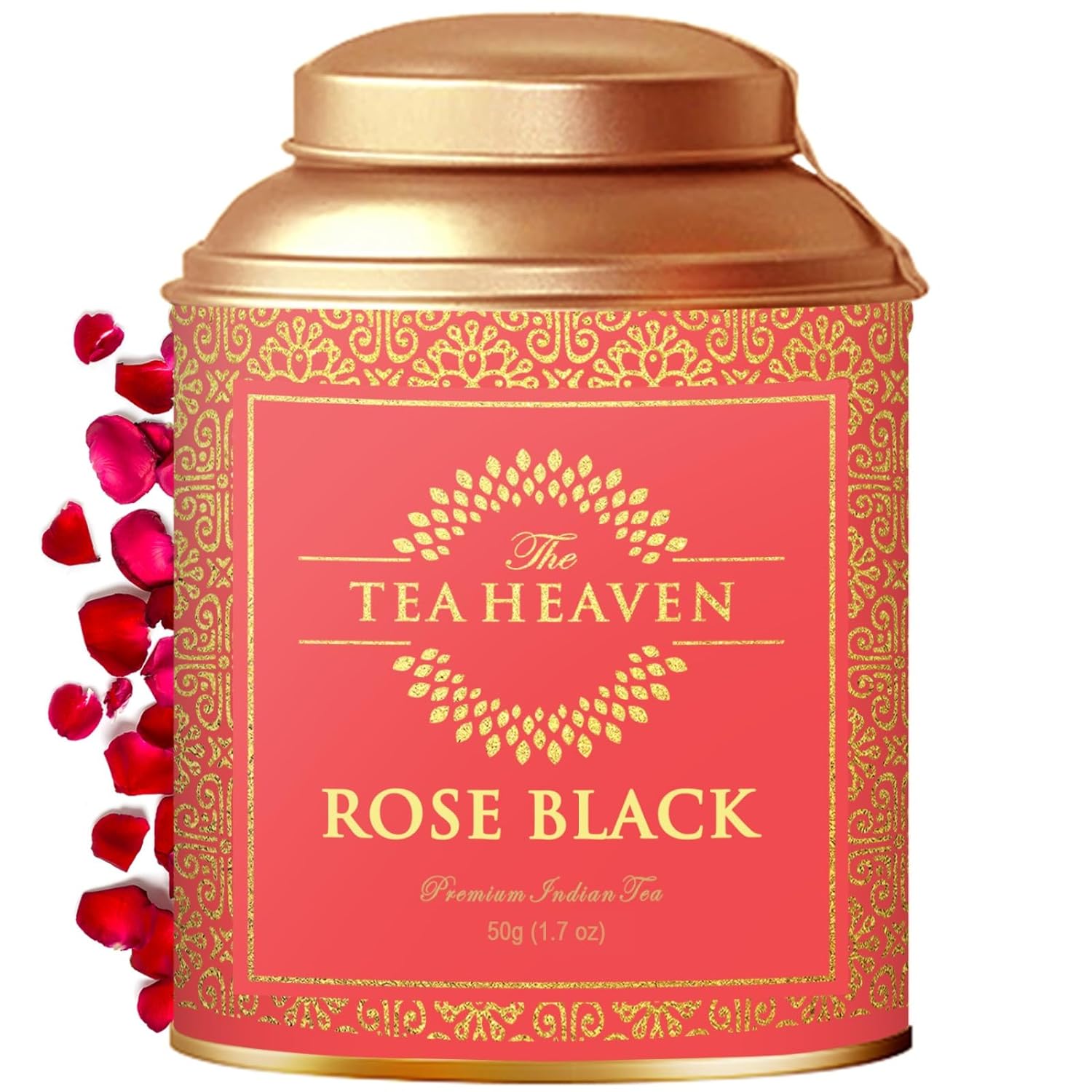 The Tea Heaven | Tea Gift – Rose Black Tea- Good for skin-100% Natural Ingredients- 50 Grams (Copy)