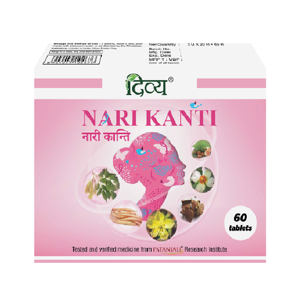 Patanjali Divya Nari Kanti 60 Tablets for nausea and vomiting