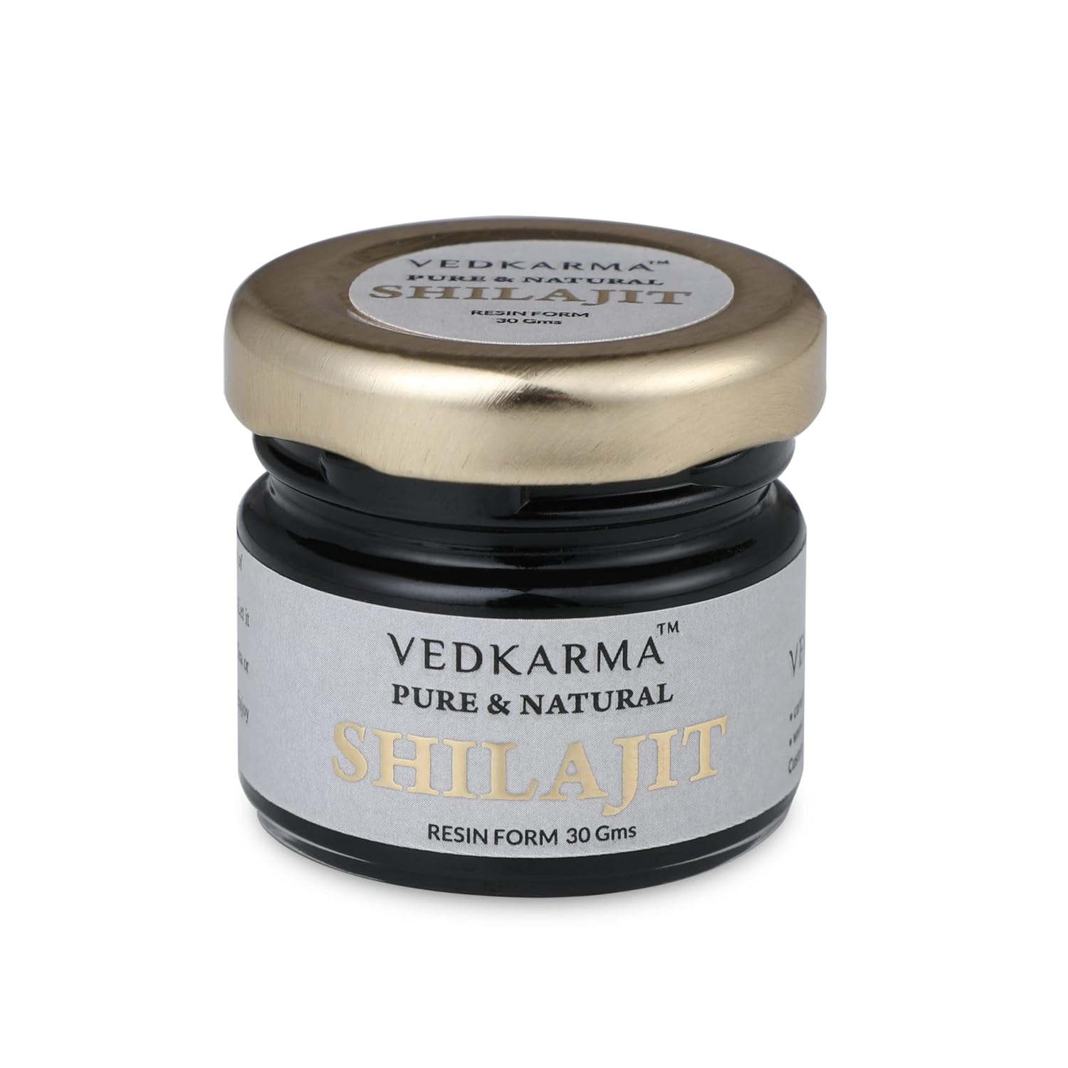 VEDKARMA Pure Himalayan Shilajit Resin Form For Strength, Stamina, Energy & Immunity (30 Gm)