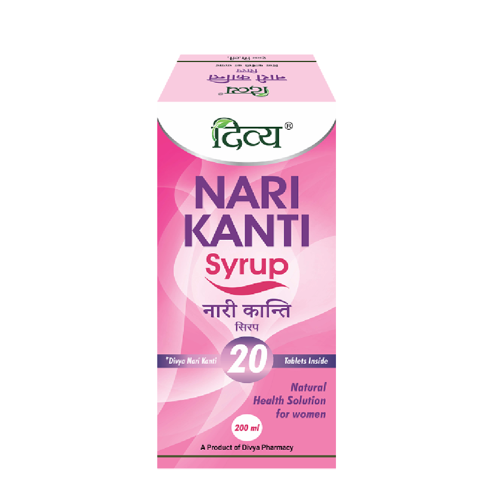 Patanjali Divya Nari Kanti Syrup 200ml for menstrual disorders and General Weakness