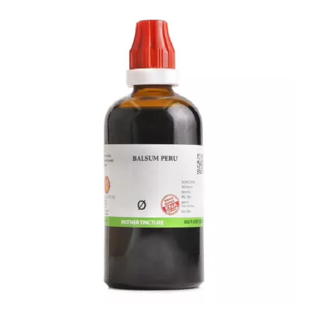 BJain Balsum Peru 1X (Q) Mother Tincture (100ml) For Cough, Itching