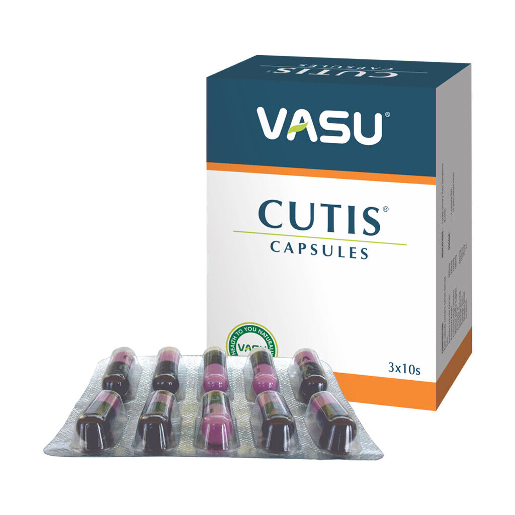 Vasu Cutis 30 Capsules Useful in stubborn skin diseases