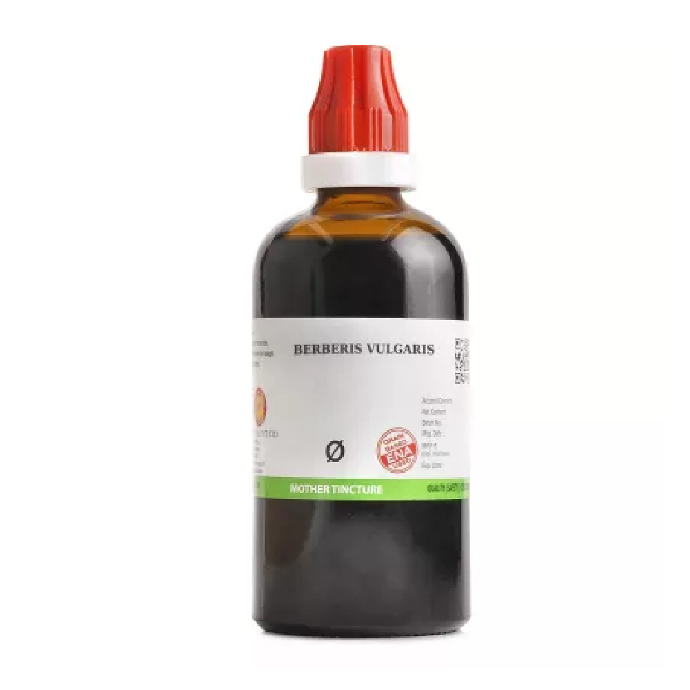 BJain Berberis Vulgaris 1X (Q) Mother Tincture (100ml) For Urinary incontinence, Arthritic pains