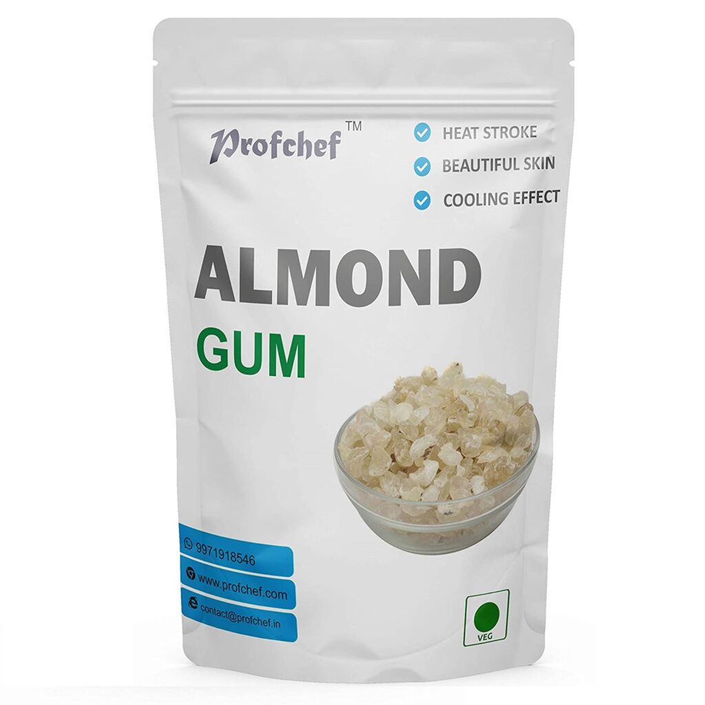 Profchef Almond Gum, 250g For heat stroke, Male Vitality And Fertility, constipation