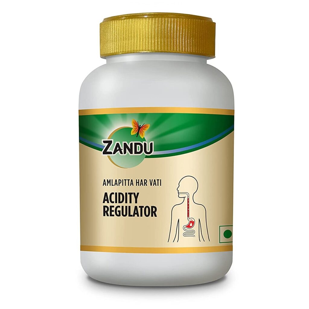 Zandu Amlapitta Har Vati, (60 Tablets) For Acidity, stomach burn, throat and chest burn, stomach burn, throat and chest burn