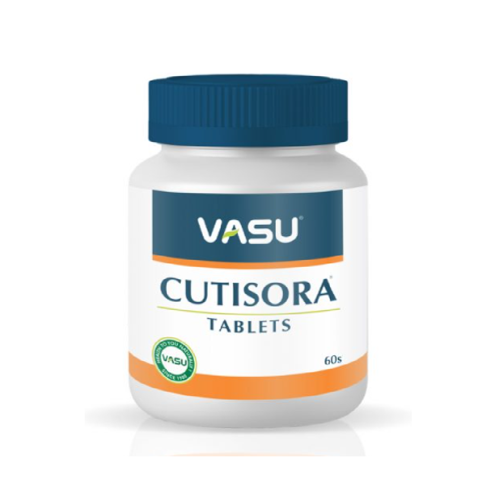 Vasu Cutisora Tablet 60 Tabs For Swelling, Redness, Itching