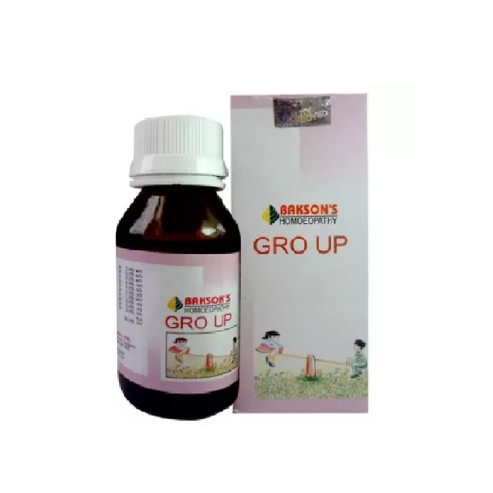 Bakson Homeopathic GRO Up Drops (30ml) for Improves growth