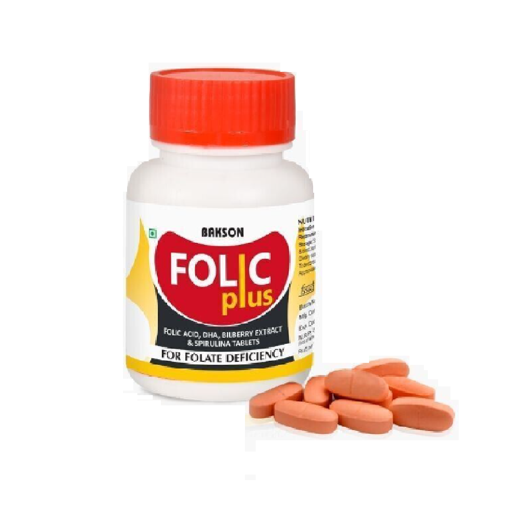 Bakson Homeopathy Folic Plus (30 Tablets) for high blood pressure