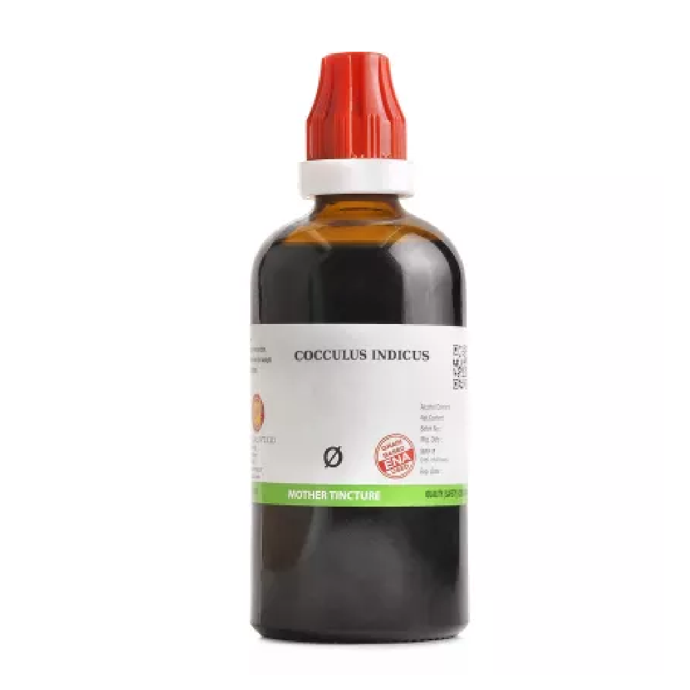 BJain Cocculus Indicus 1X (Q) Mother Tincture (100ml) For Vomiting, Nausea, Stiff Joint