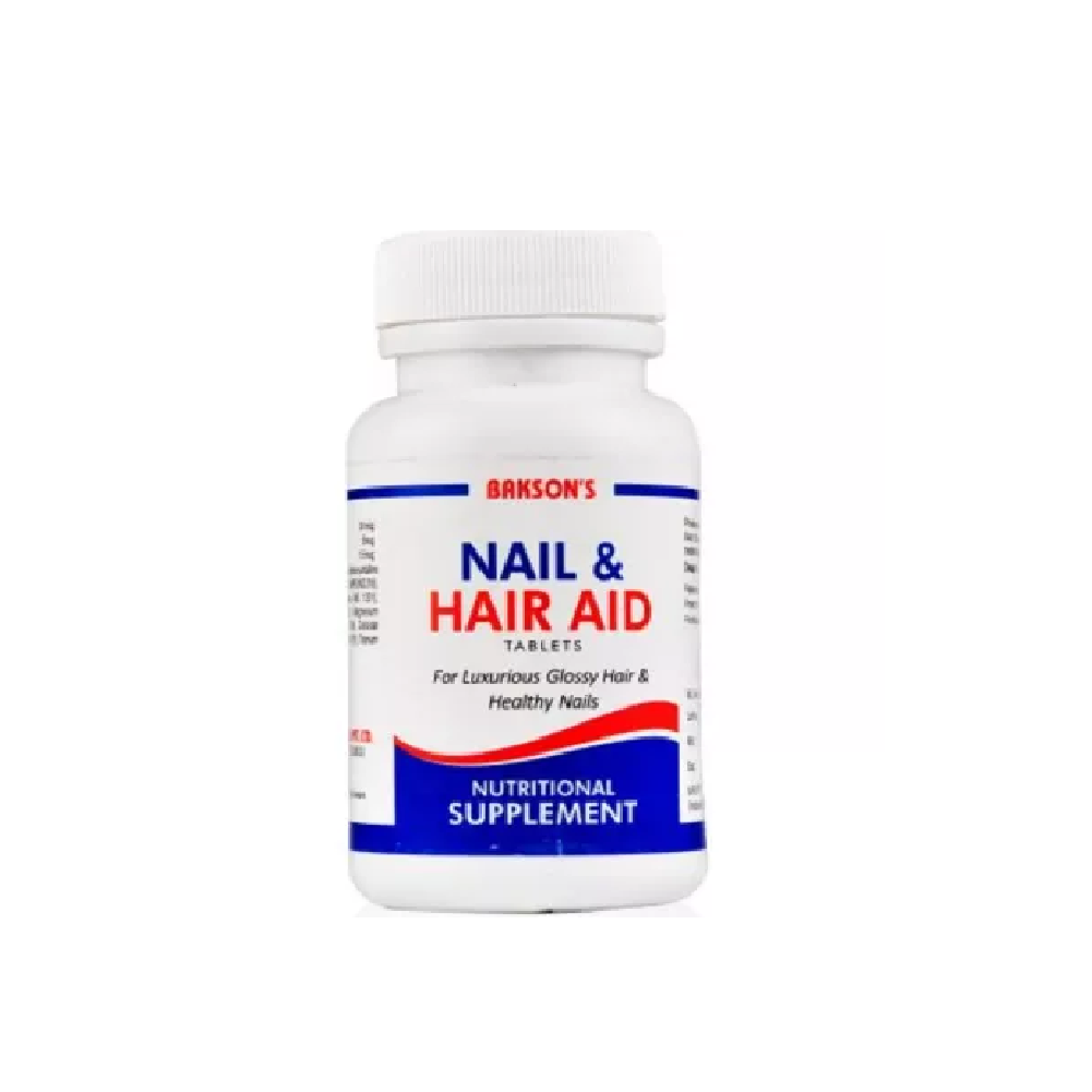 Bakson Homeopathy Hair & Nail (30 Tablets) tone & strengthening hair & nails