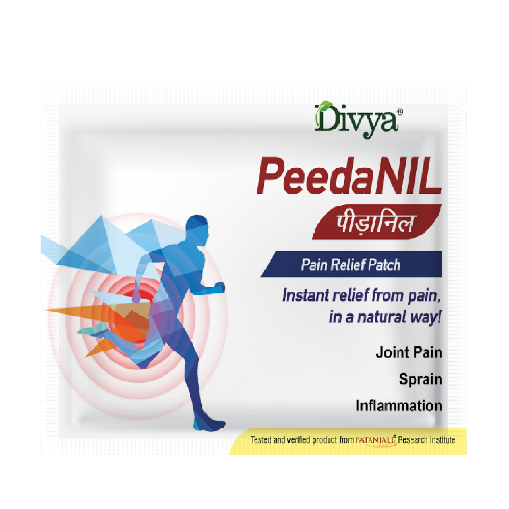 Patanjali Peedanil Pain Relief Patch (21gm) x 10 For pain relief, Joint Pain