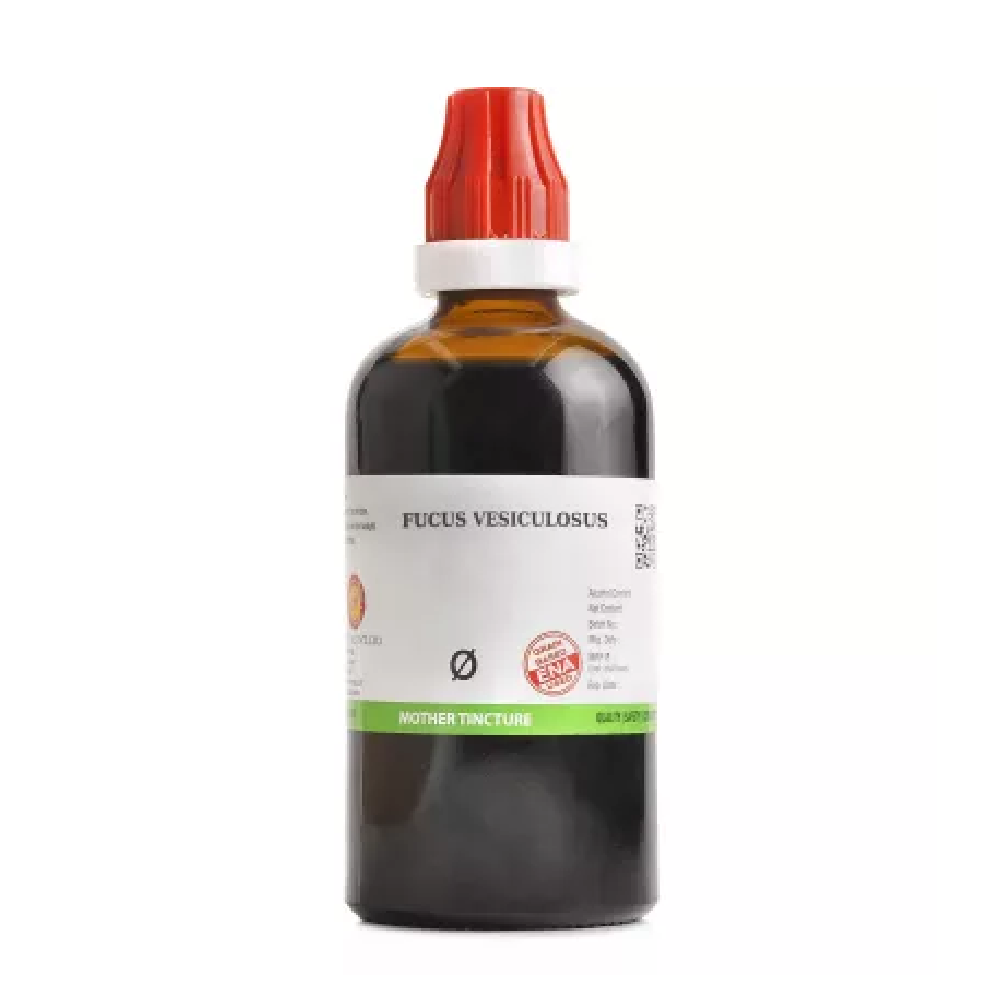 BJain Fucus Vesiculosus 1X (Q) Mother Tincture (100ml) For Manages Weight, Digestion