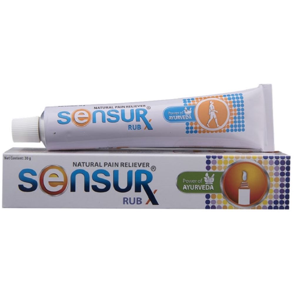 Sensur Natural Ayurvedic rub ointment (30 gm x 2) For Painn-Relief Fast Relief