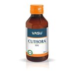 Cutisora Oil Vasu Psoriasis Dry Skin Eczema Power Veda Ayurveda Herbal skin care 100 ml