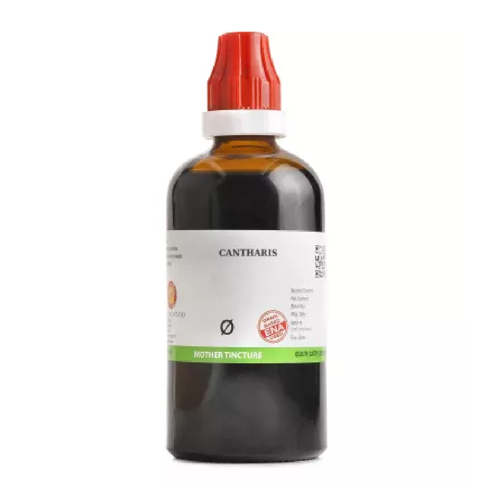 BJain Cantharis 1X (Q) Mother Tincture (100ml) For Eczema, Bleeding Gum