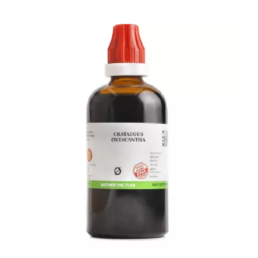 BJain Crataegus Oxyacantha 1X (Q) Mother Tinctures (100ml) For Chest Pain & Angina