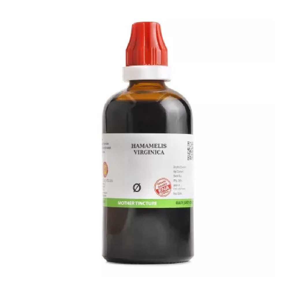 BJain Hamamelis Virginica 1X (Q) Mother Tincture (100ml) For Piles, Swelling, Back & Knee Pain