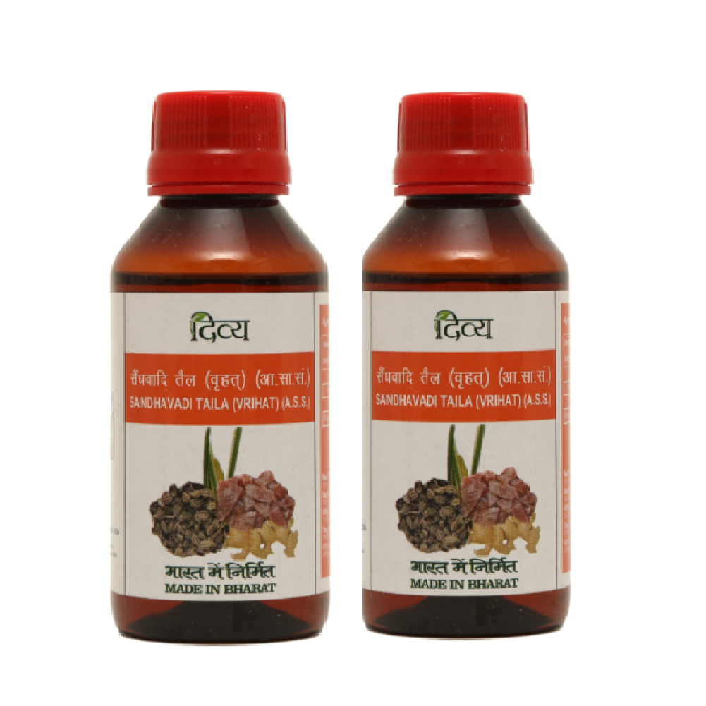 Patanjali Divya Saindhavadi Taila (100ml) x 2 for backache, arthritis