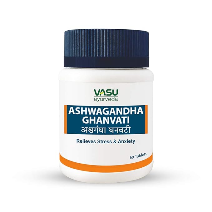 Vasu Ashwagandha Ghanvati 60 Cap For Stress-Related Problems