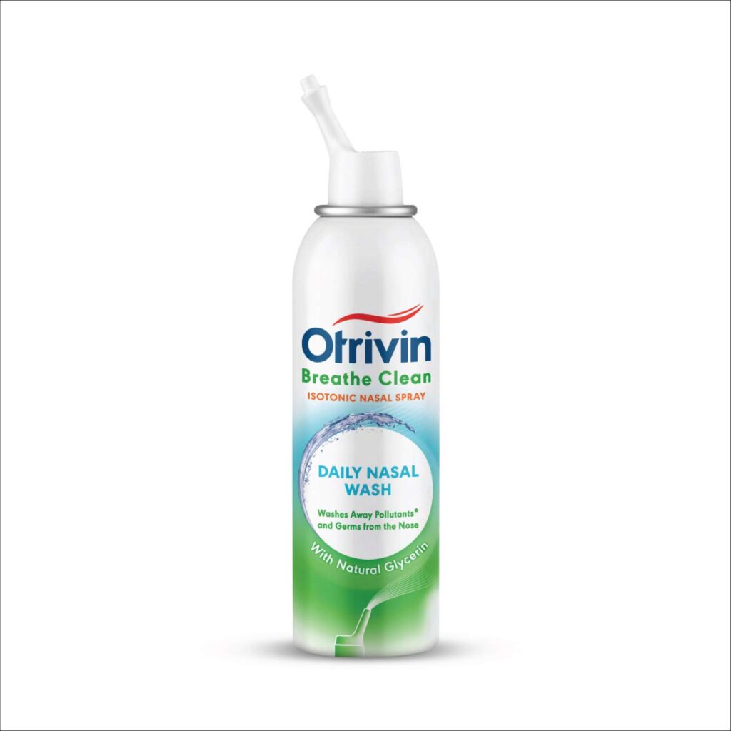 Otrivin Breathe Clean Daily Nasal Wash, 100ml For nasal cleansing and moisturizing