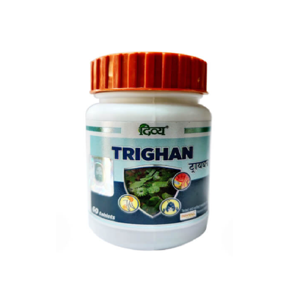 Patanjali DIVYA TRIGHAN 60 Tablest for Swelling and UTI (Urinary tract infection)