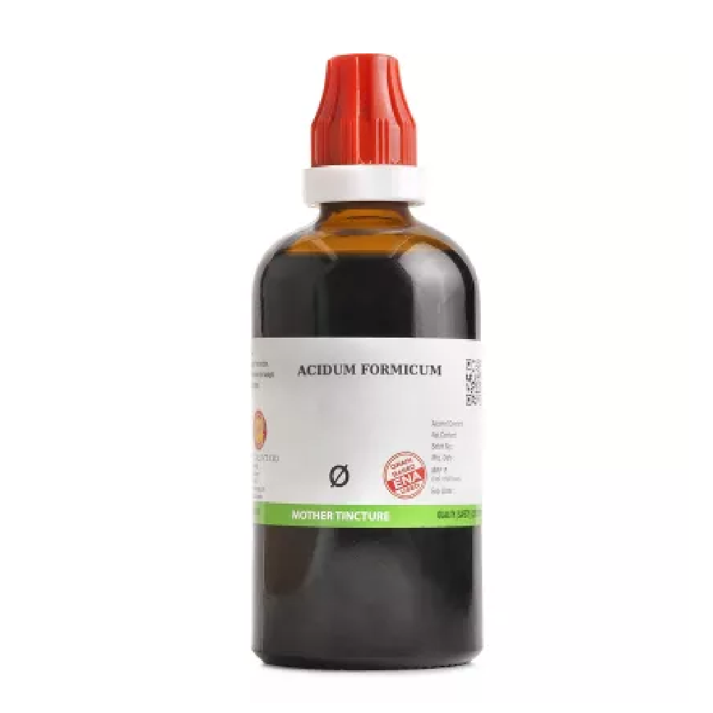 BJain Acidum Formicum 1X (Q) Mother Tincture (100ml) For Eczema, Muscular Pain