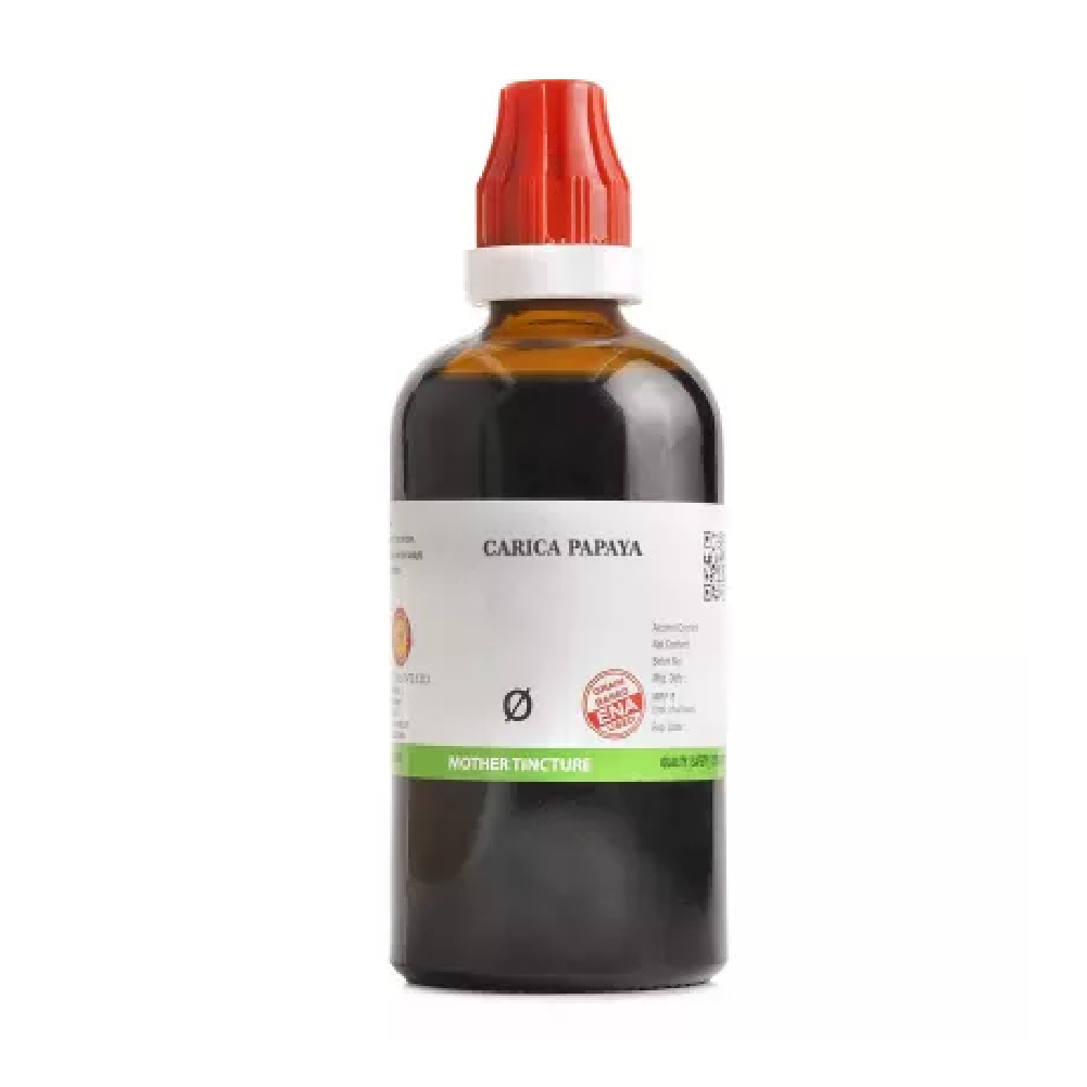 BJain Carica Papaya 1X (Q) Mother Tincture (100ml) For enlarged liver, liver Care