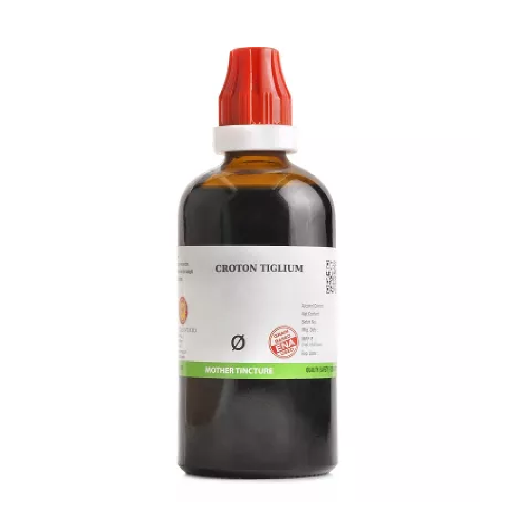 BJain Croton Tiglium 1X (Q) Mother Tincture (100ml) For Eczema