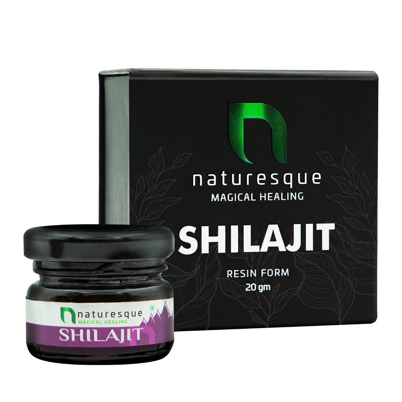 Naturesque Ayurvedic Pure Original Himalayan Shilajit Resin – The Ultimate Performance Booster for Men and Women, Enhancing Strength and Stamina – 20g