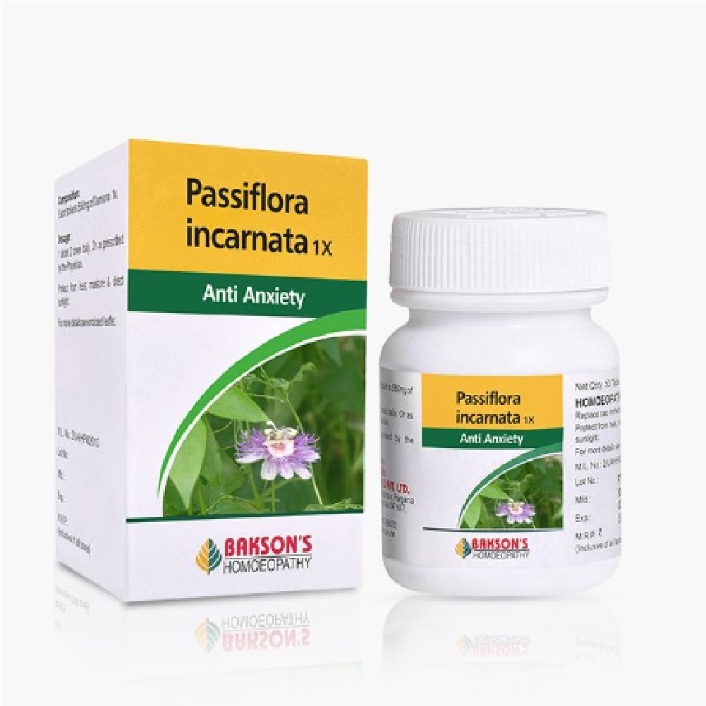 Bakson Homeopathic PASSIFLORA INCARNATA 1X (50 Tablet) For Anti Anxiety