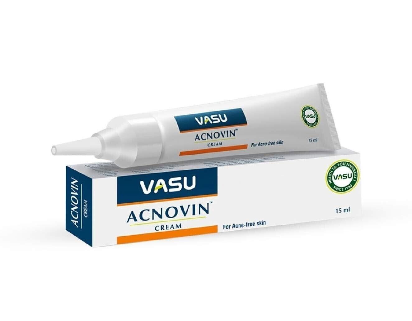 Vasu UVA Acnovin Skin Care Cream 15 ml (Pack of 3)