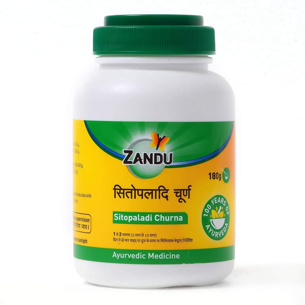 Zandu Sitopaladi Churn 180g For cough, digestion process, strength