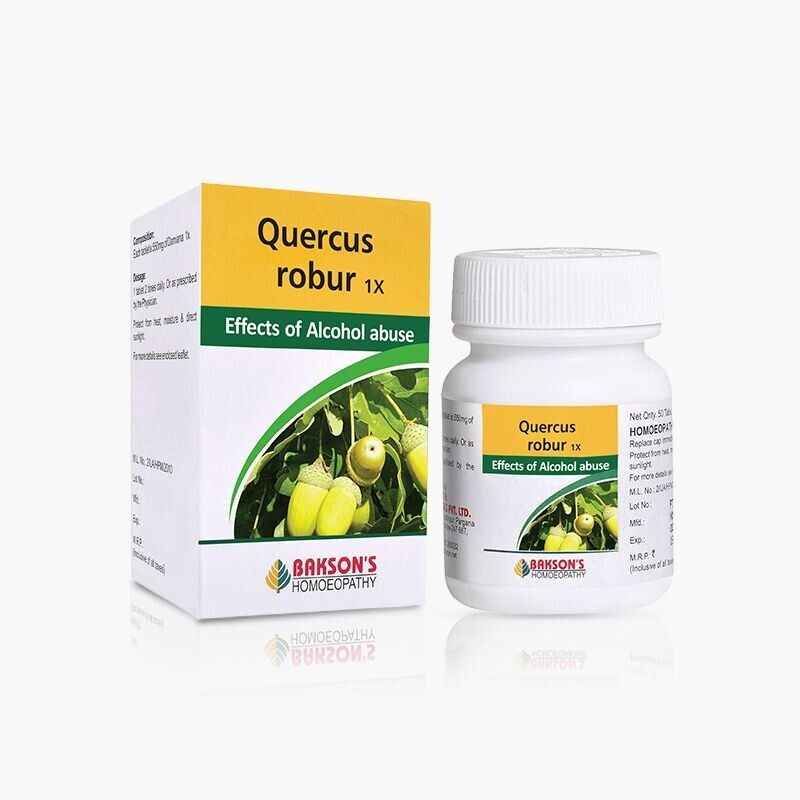 Bakson Homeopathic QUERCUS ROBUR 1X (50 Tablet)