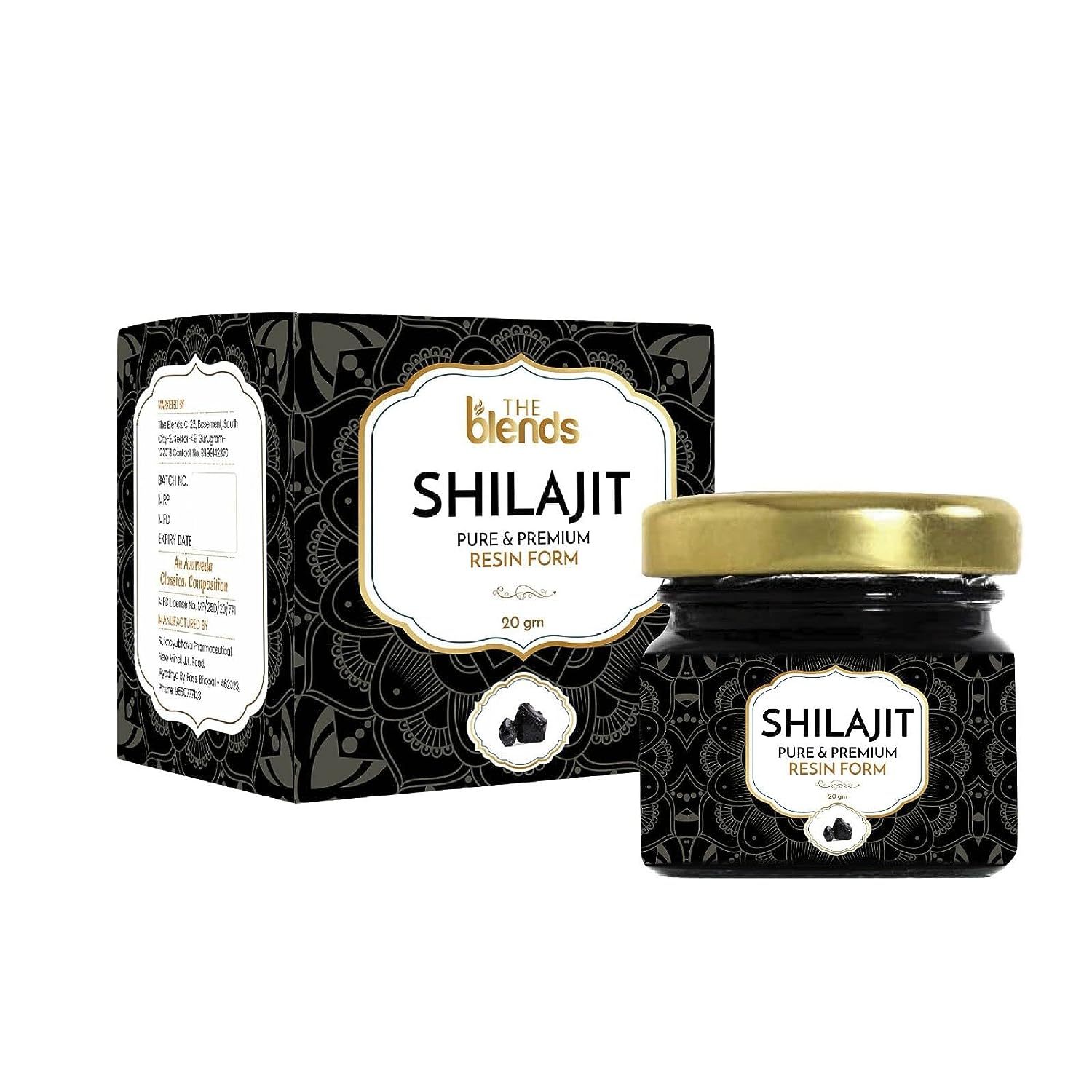 The Blends Shilajit Resin, Pure Shilajeet for Men & Women, Count 20 gm