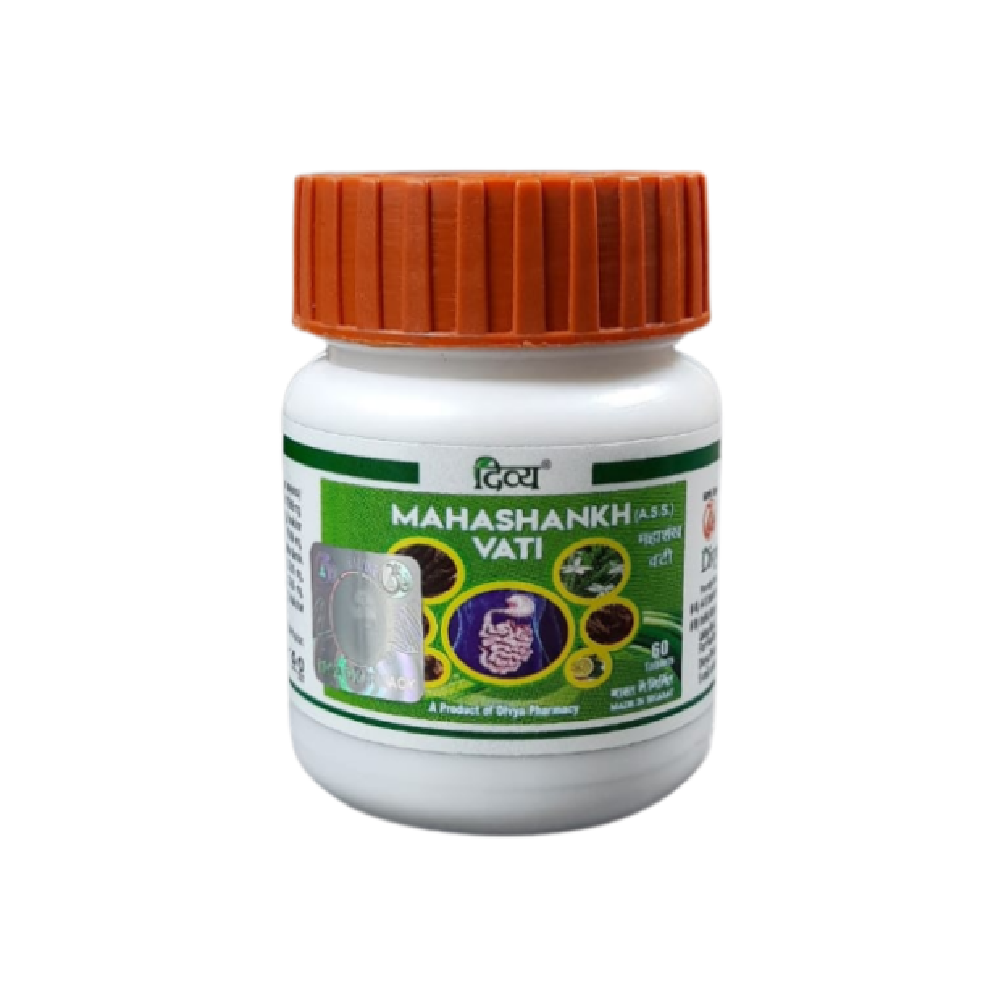 Patanjali DIVYA MAHASHANKH VATI 60 Tablest for indigestion, gas