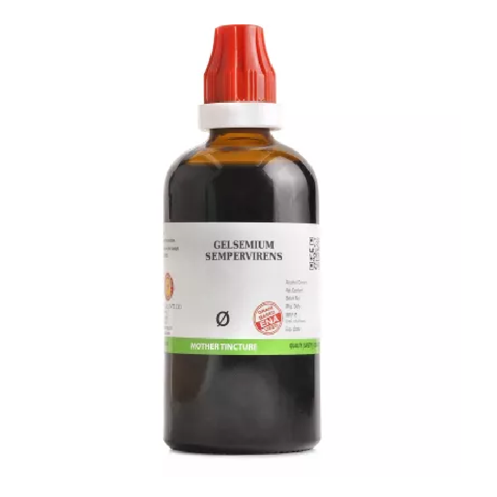 BJain Gelsemium Sempervirens 1X (Q) Mother Tincture (100ml) For Headache, General Weakness