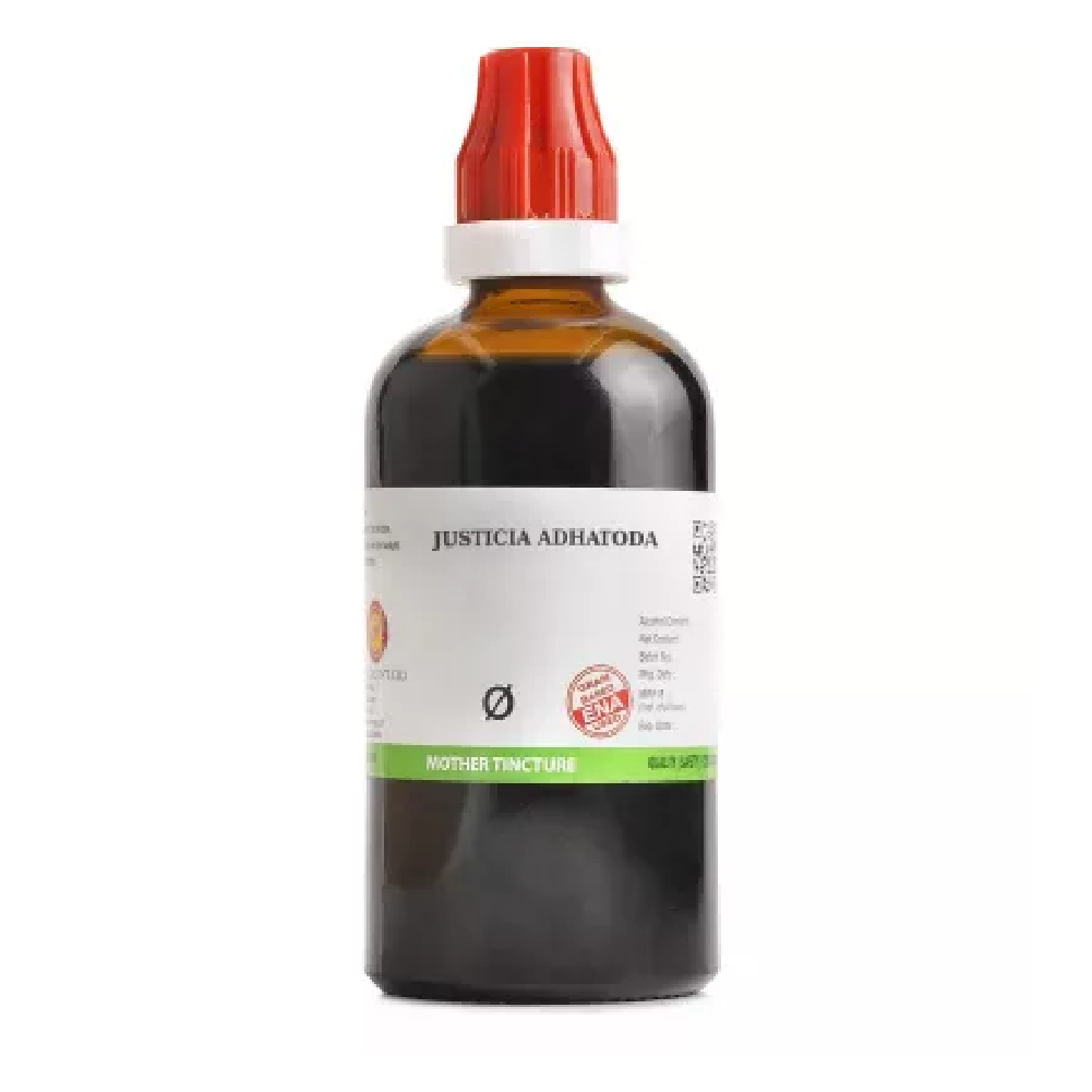 BJain Justicia Adhatoda 1X (Q) Mother Tincture (100ml) For cough and cold, Hoarseness