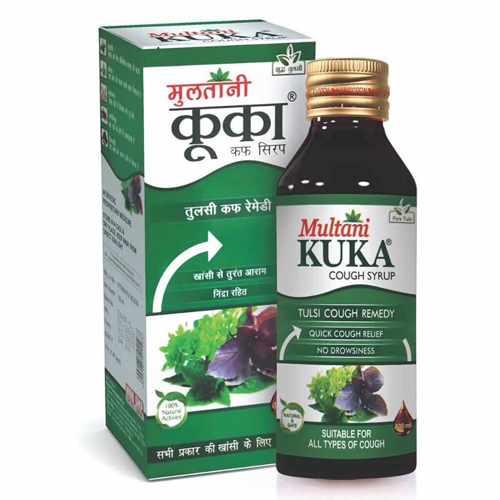 Multani Kuka Cough Syrup | 100 Ml For Throat Issue, Chest Congestion, All Types Of cough and Cold