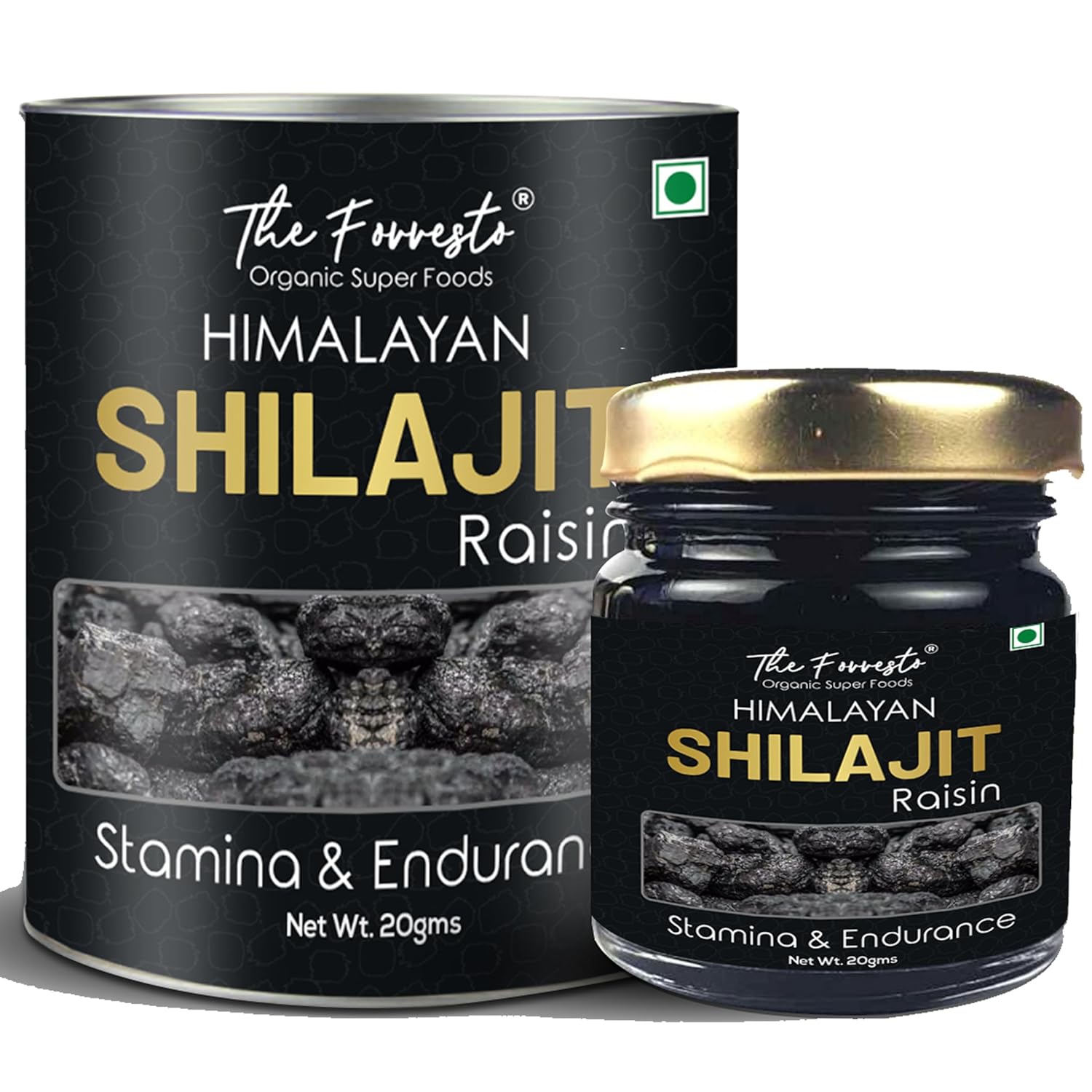 TheForresto Himalayan Shilajit Original/Shilajeet Resin – For Endurance and Stamina, Supports Muscle & Bone Strength (Men & Women) (20 Gms Pack)