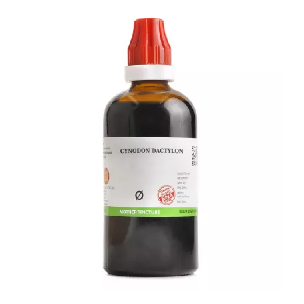 BJain Cynodon Dactylon 1X (Q) Mother Tincture (100ml) For Vomiting, Piles