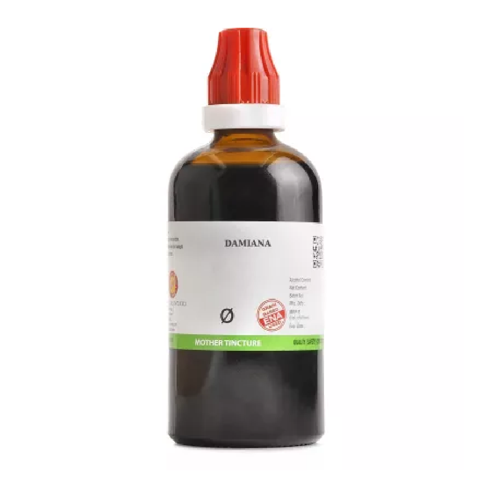 BJain Damiana 1X (Q) Mother Tincture (100ml) For Stress And Anxiety