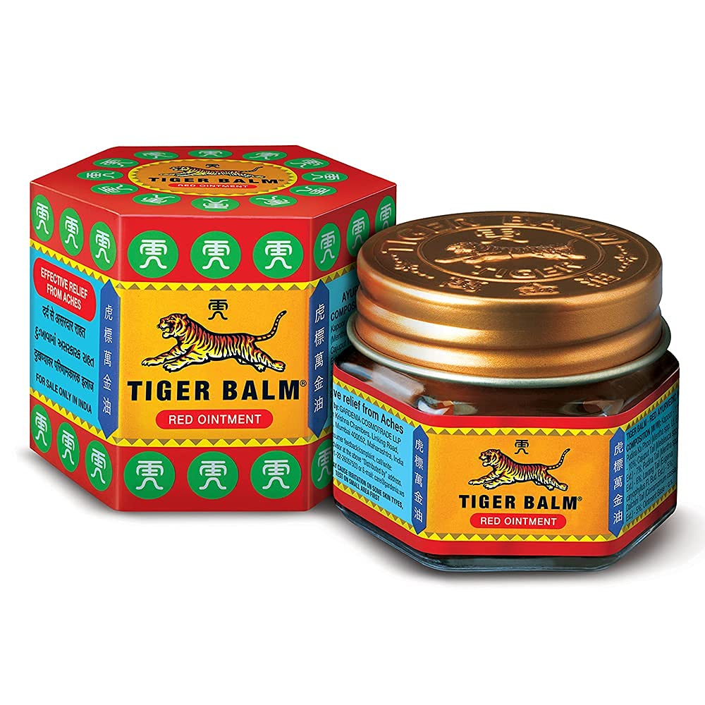 3 X Tiger Balm Red Ointment 21ml Muscle Ache Relief Massage Herbal Ayurvedic