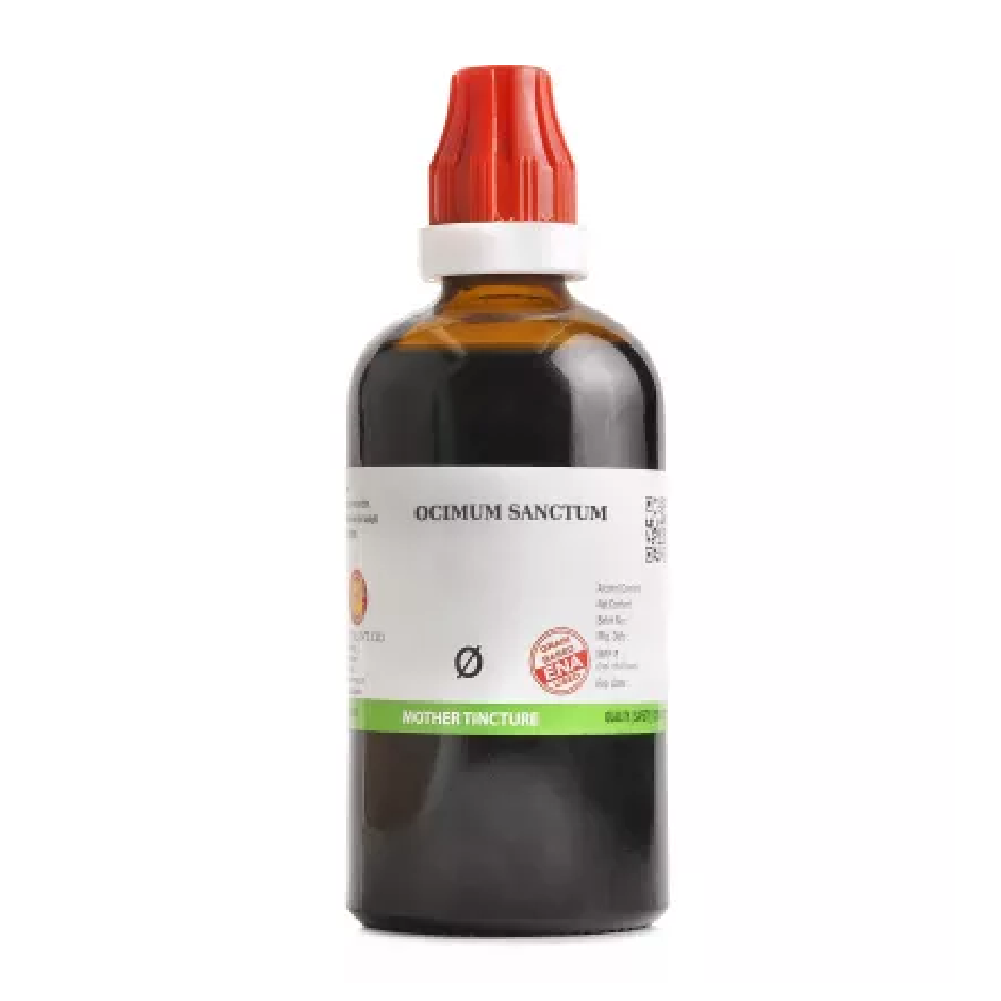 BJain Ocimum Sanctum 1X (Q) Mother Tincture (100ml) For Vomiting, Ringworm